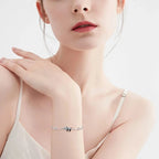 Silbernes Panda-Armband