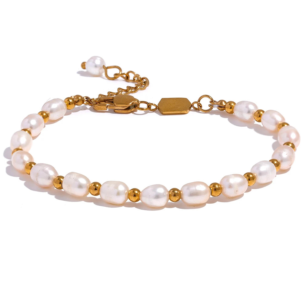 Armband mit Süßwasserperle