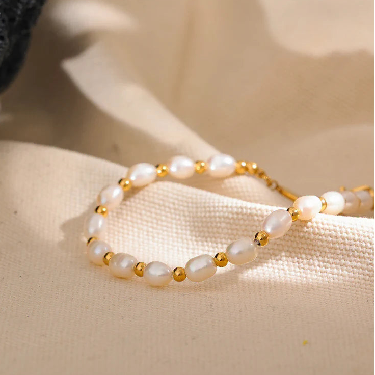 Armband mit Süßwasserperle