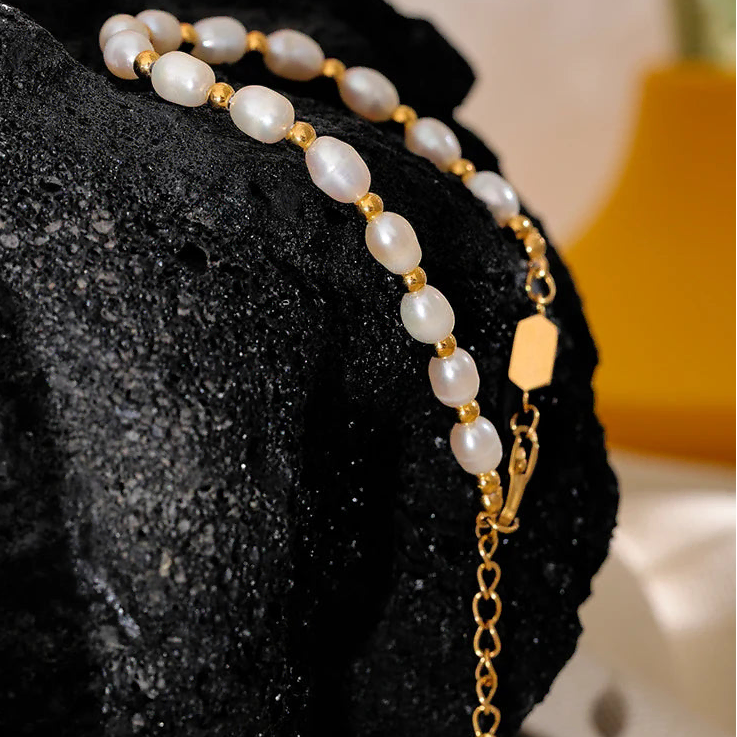 Armband mit Süßwasserperle