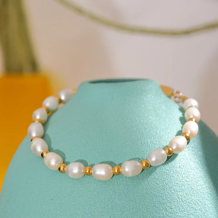 Armband mit Süßwasserperle