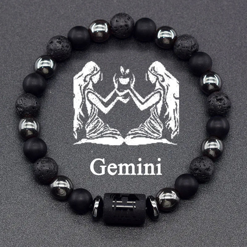 Armband Perlen Sternzeichen 12 Sternbilder Zwillinge