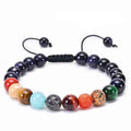 7 Chakra Stein Armband & Hämatit