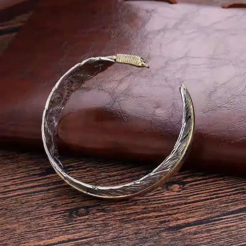 Ethnisches Federarmband für Frauen oder Männer