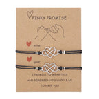 Armband für Liebespaar (2er Set Armbänder) Unendliches Herz