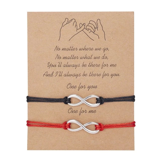 Armband für Liebespaar (2er Set Armbänder) Unendlich