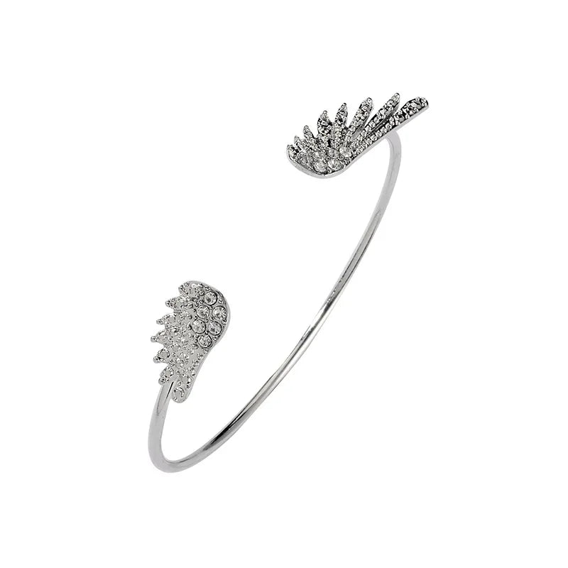 Damenarmband Engelsflügel Silber