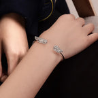 Damenarmband Engelsflügel Silber