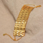 Armband für muslimische arabische Frauen in dreifachem Gold