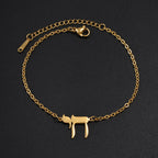 Armband für Damen mit dem jüdischen Symbol Chai in Gold