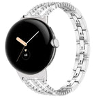 Armband für Frauen Google Pixel Watch 1, 2, 3, 4 41mm 45mm silber