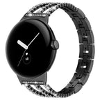 Armband für Frauen Google Pixel Watch 1, 2, 3, 4 41mm 45mm schwarz