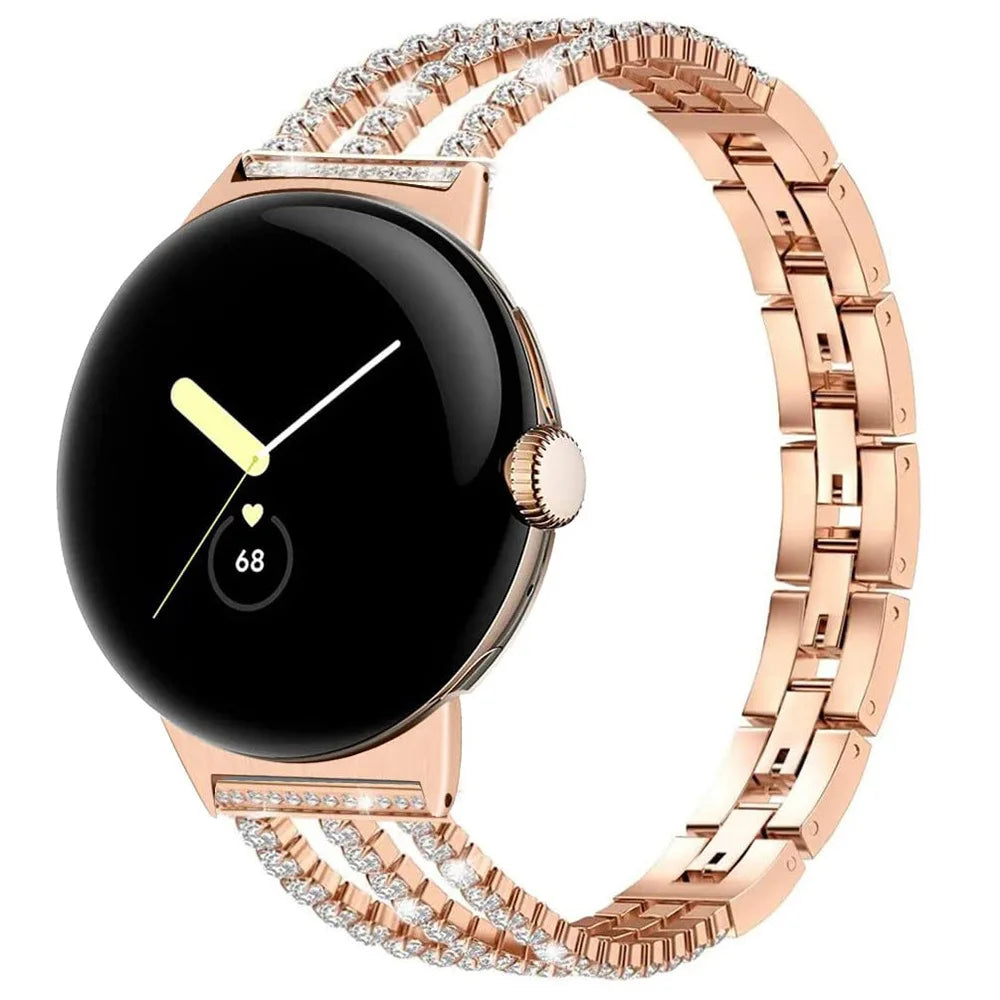 Armband für Frauen Google Pixel Watch 1, 2, 3, 4 41mm 45mm roségold