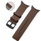 Armband für Google Pixel Watch aus braunem Leder 1, 2, 3, 41mm 45mm