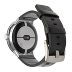 Armband für Google Pixel Watch aus braunem Leder 1, 2, 3, 41mm 45mm schwarz