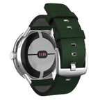 Armband für Google Pixel Watch aus braunem Leder 1, 2, 3, 41mm 45mm grün