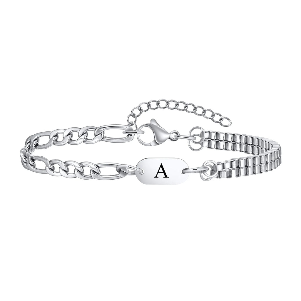 Armband für Herren mit Anfangsbuchstaben a