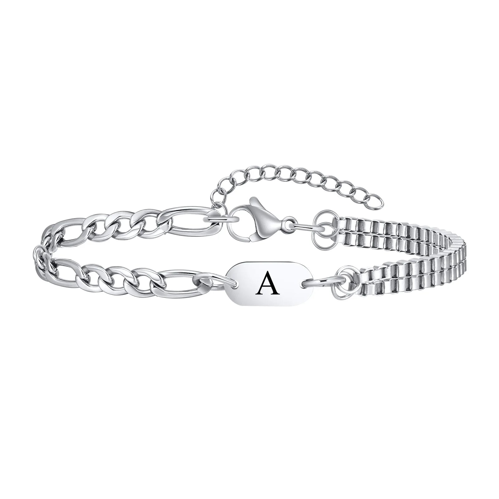 Armband für Herren mit Anfangsbuchstaben a