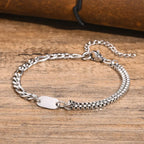 Armband für Herren mit Anfangsbuchstaben