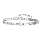 Armband für Herren mit Anfangsbuchstaben b