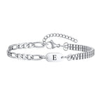 Armband für Herren mit Anfangsbuchstaben e