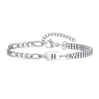 Armband für Herren mit Anfangsbuchstaben h