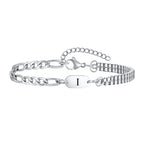 Armband für Herren mit Anfangsbuchstaben i