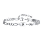 Armband für Herren mit Anfangsbuchstaben r