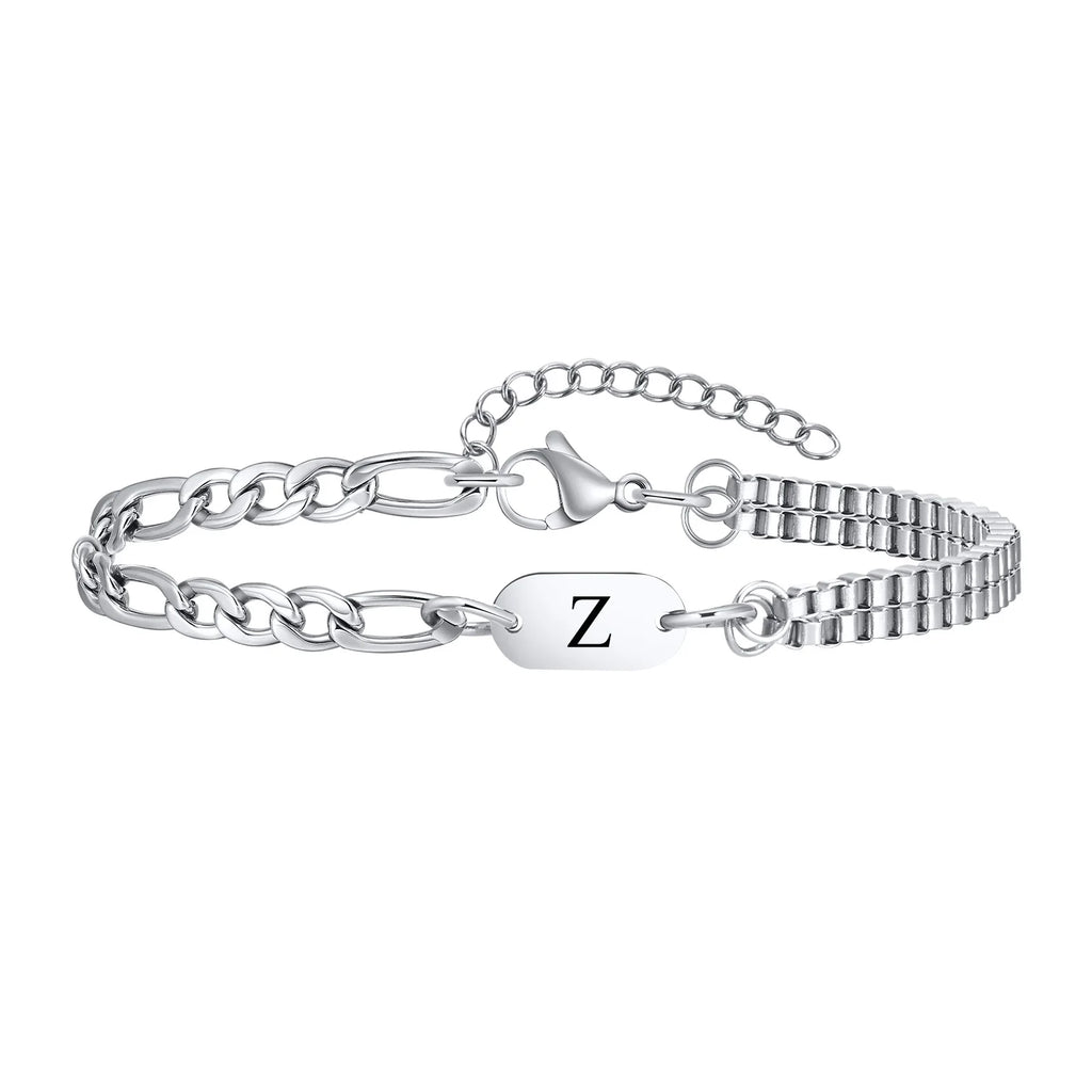 Armband für Herren mit Anfangsbuchstaben z