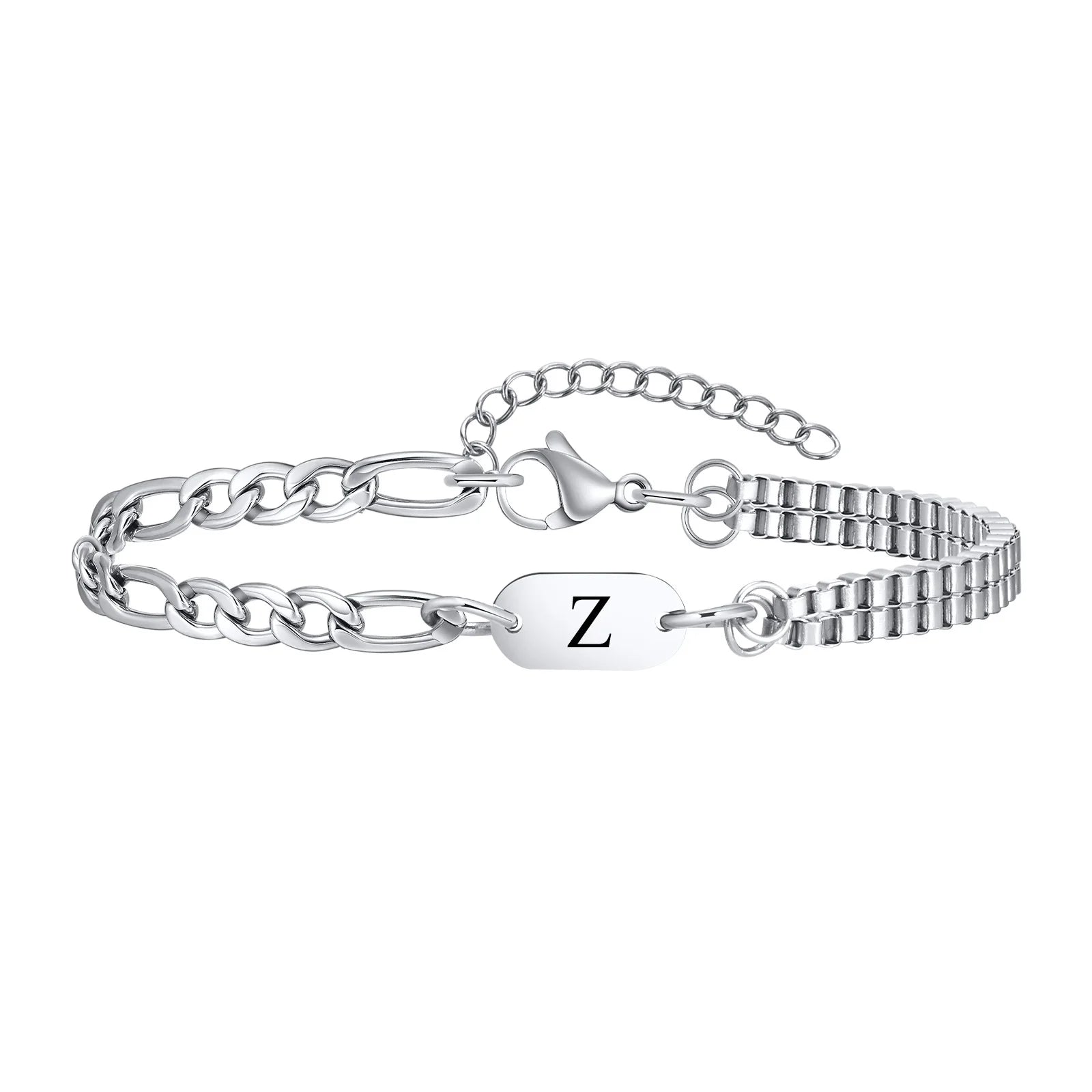 Armband für Herren mit Anfangsbuchstaben z