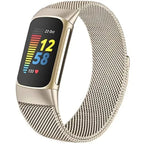 Armband für Fitbit Charge 3 Charge 4 Charge 5 Uhr Gold 