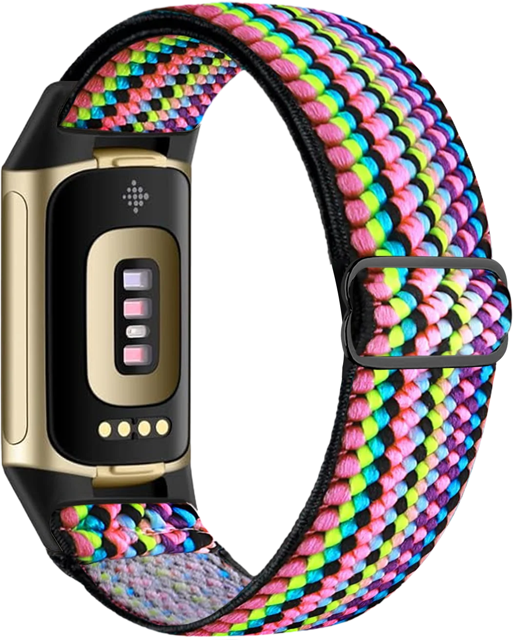 Armband für Fitbit Charge 5, Charge 6 Uhr Regenbogen