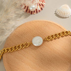 Retro-Armband mit Perle