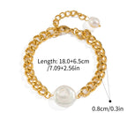 Retro-Armband mit Perle