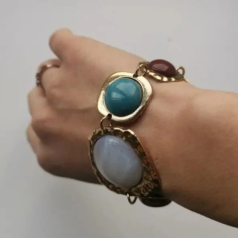 Armband im Boho-Chic-Stil, mehrfarbig