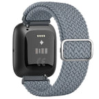 Super elastisches Armband Fitbit Versa 1 Versa 2 Versa Lite Uhr grau