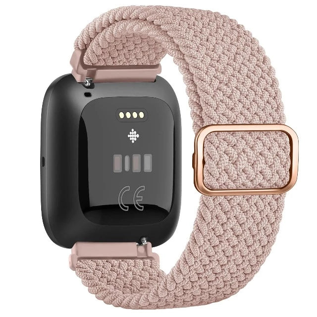 Super elastisches Armband Fitbit Versa 1 Versa 2 Versa Lite Uhr hellrosa