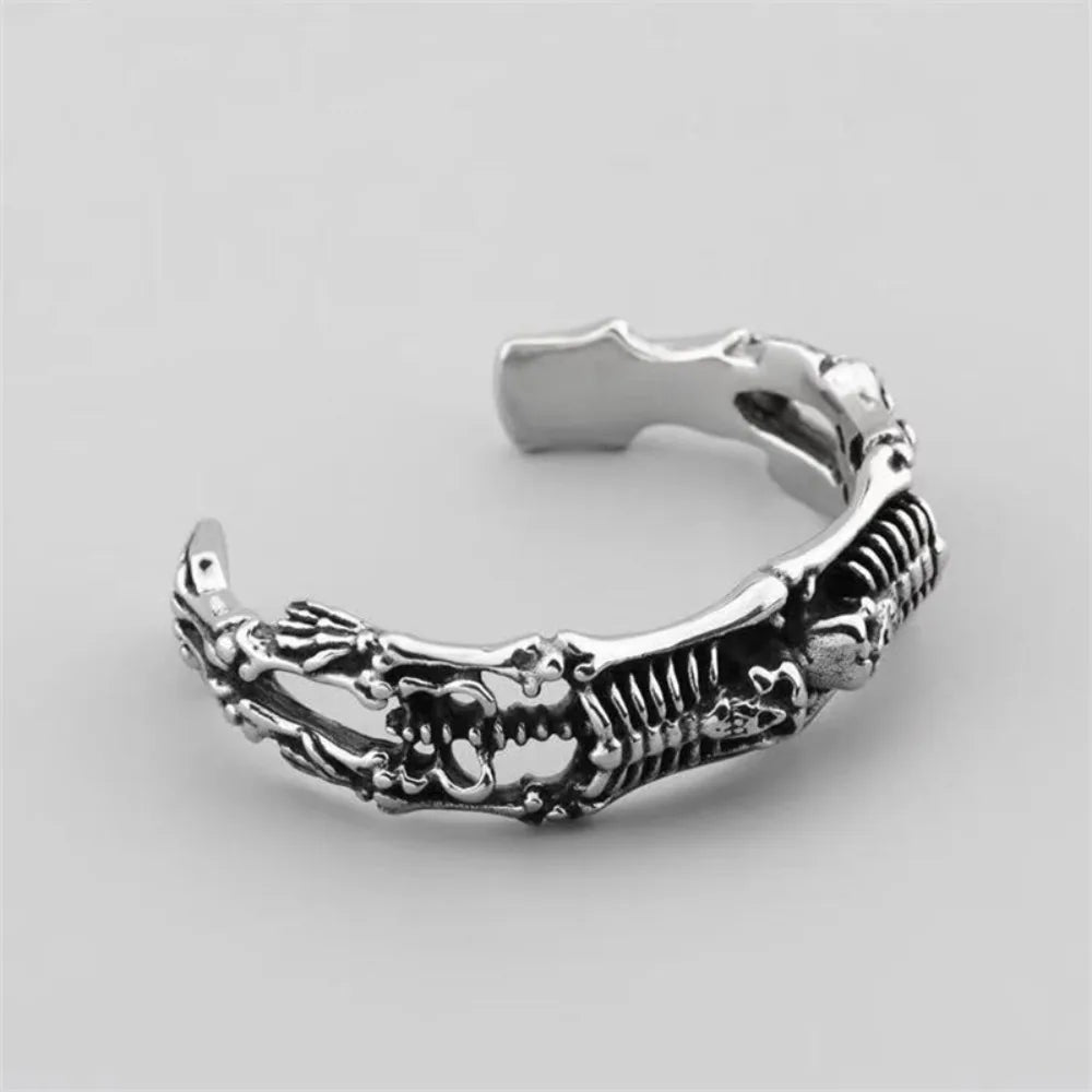 Totenkopf Skelett Armband