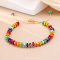 Tibetisches 7-Chakra-Armband mit kleinen Steinen