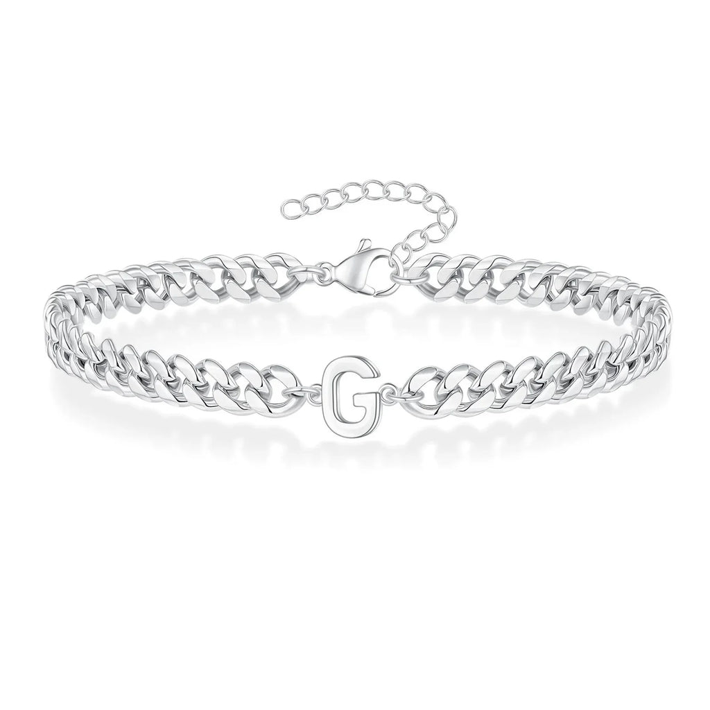 Gedrehtes Armband mit Initiale g