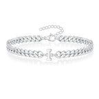 Gedrehtes Armband mit Initiale i