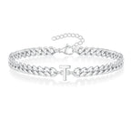 Gedrehtes Armband mit Initiale t