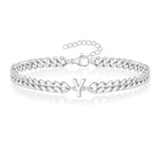 Gedrehtes Armband mit Initiale y