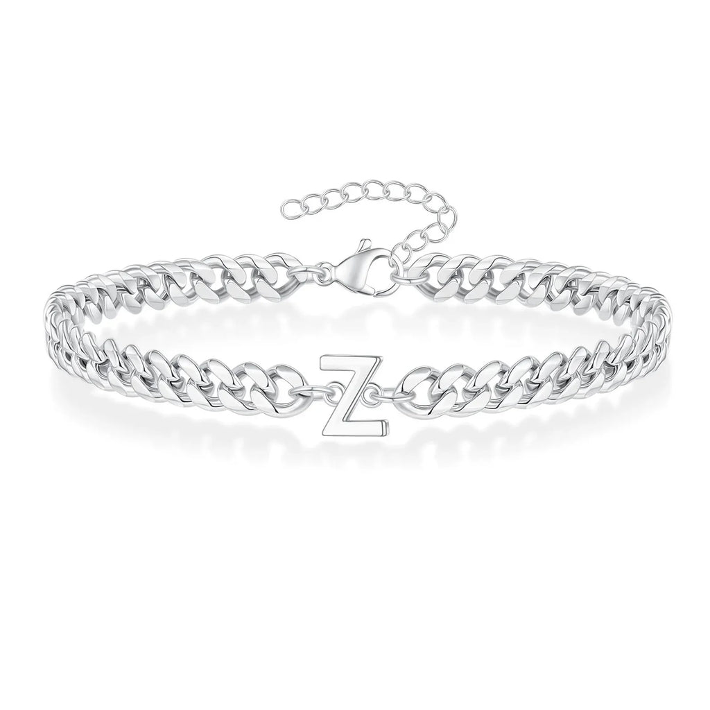 Gedrehtes Armband mit Initiale z