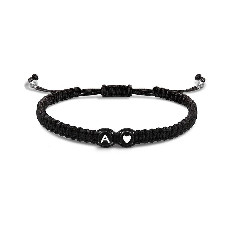 Geflochtenes Initialen-Armband a