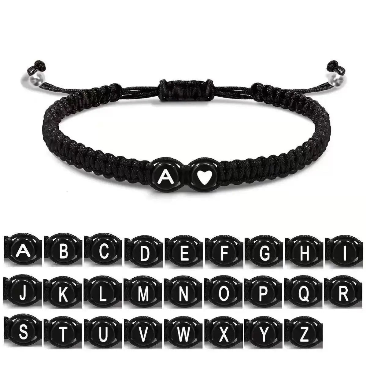 Geflochtenes Initialen-Armband 