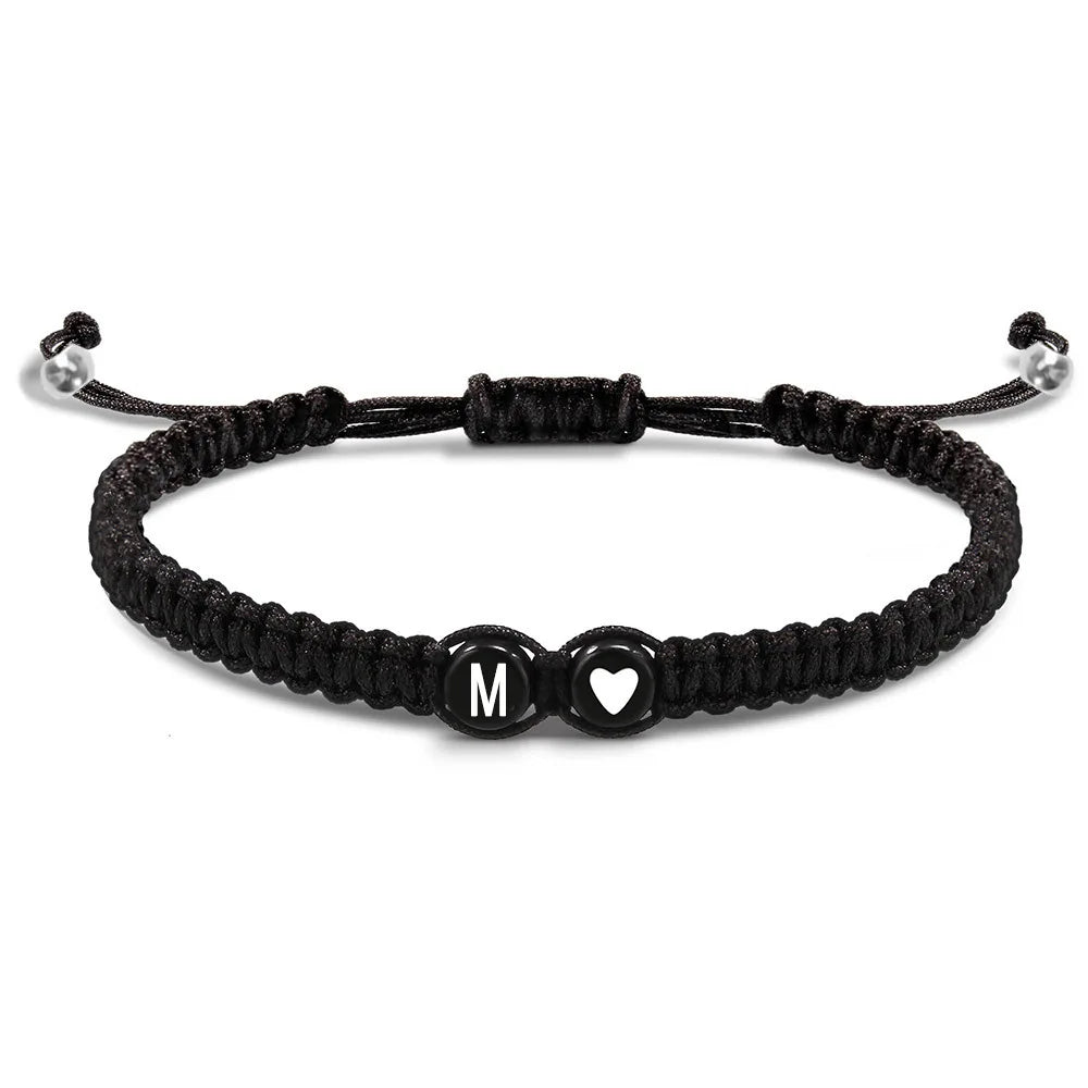 Geflochtenes Initialen-Armband m