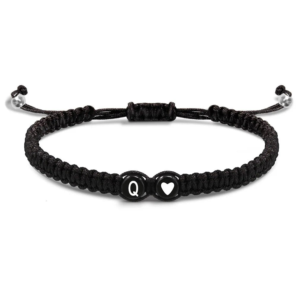 Geflochtenes Initialen-Armband q