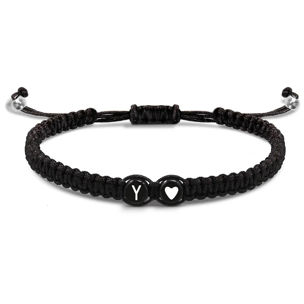 Geflochtenes Initialen-Armband y
