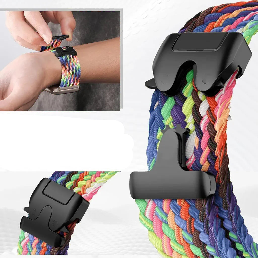 Geflochtenes Armband für Fitbit Charge 5, Charge 6 Uhr
